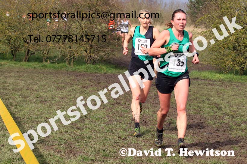 Womens and Mens 65+ in the 2023 BMAF Cross Country Champs., Wallsend. Photo: David T. Hewitson/Sports for All Pics